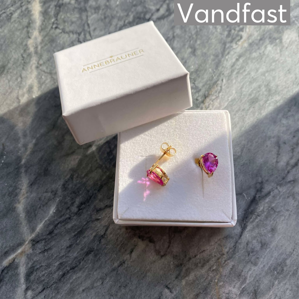 Annebrauner Waterdrop Rose Earrings