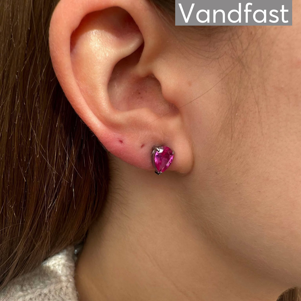 ANNEBRAUNER Waterdrop Rose Earrings