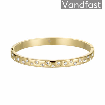 ANNEBRAUNER Zirconia Bangle Armbånd 18K Guldbelagt - Armbånd