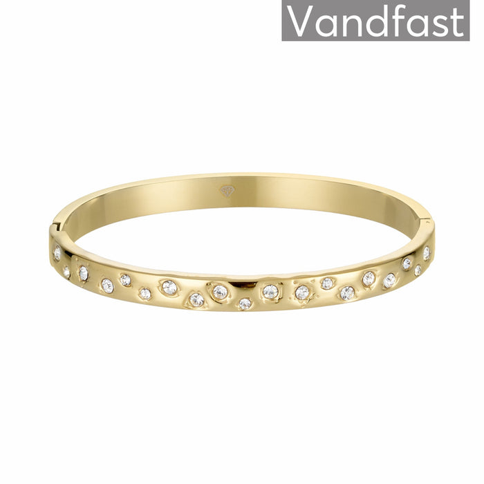 ANNEBRAUNER Zirconia Bangle Armbånd 18K Guldbelagt - Armbånd