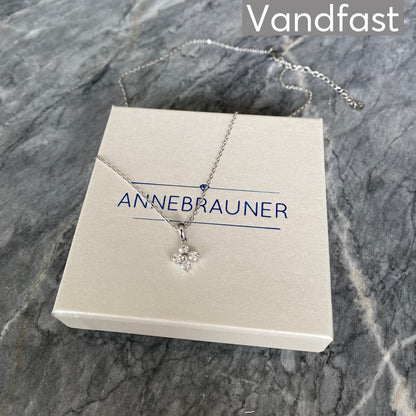 ANNEBRAUNER Zirconia Flower Halskæde - Halskæde