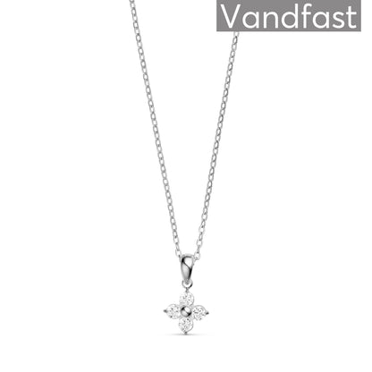 ANNEBRAUNER Zirconia Flower Halskæde - Halskæde
