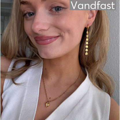 ANNEBRAUNER Zirconia Heart Halskæde 18K Guldbelagt - Halskæde