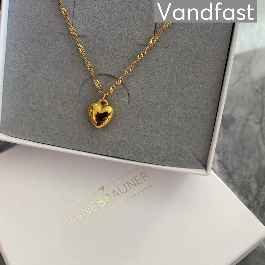 Annebrauner Zirconia Heart Necklace