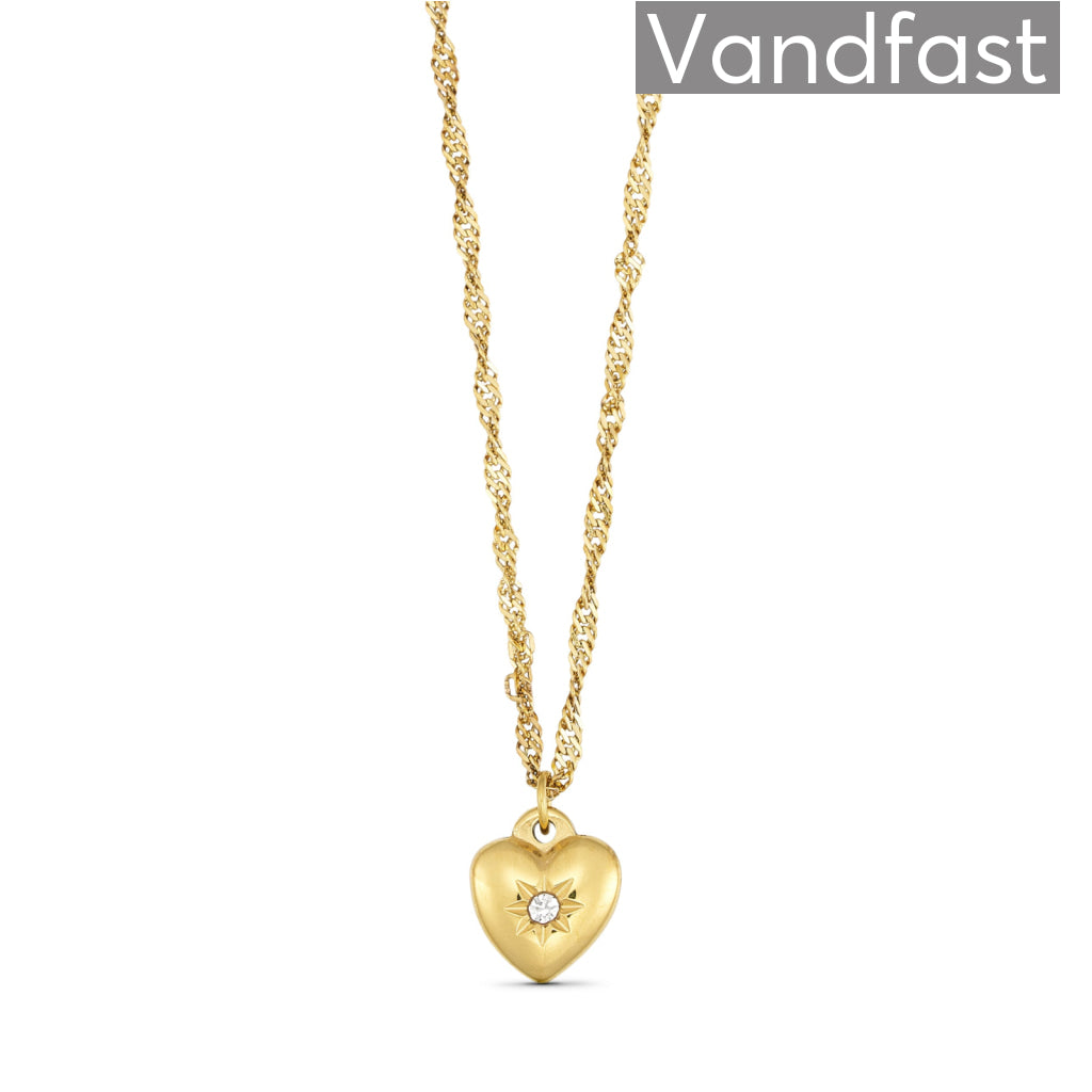 Annebrauner Zirconia Heart Necklace
