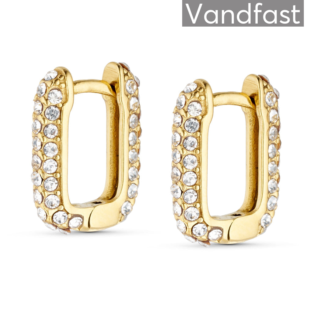 ANNEBRAUNER Zirconia Sparkle Ørering 18K Guldbelagt - Ørering