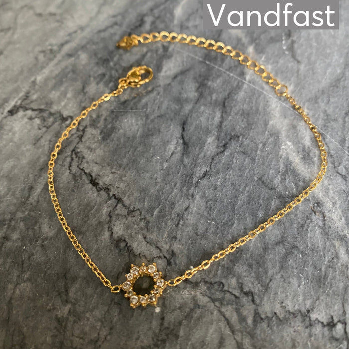 ANNEBRAUNER Zirconia Sunflower Armbånd 18K Guldbelagt