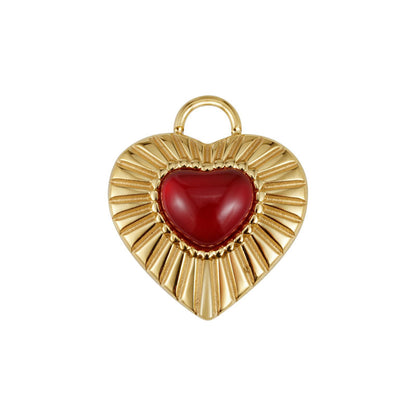 ANNEBRAUNER Heart Drops 18K Guldbelagt