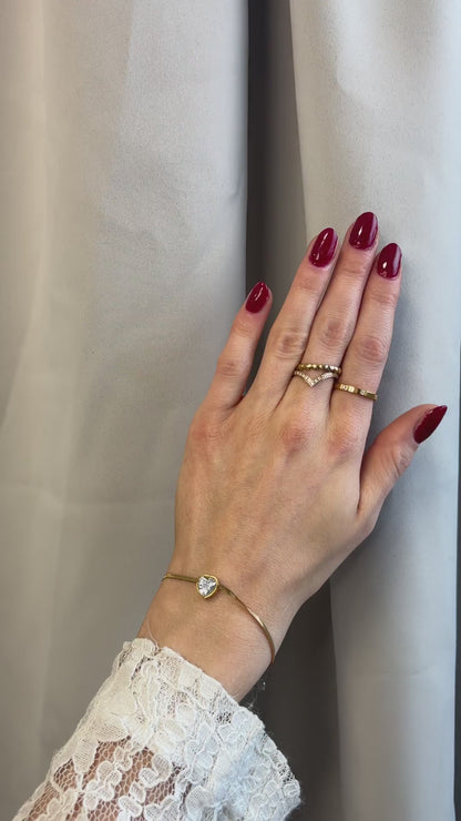 ANNEBRAUNER Arrow Ring 18K Guldbelagt