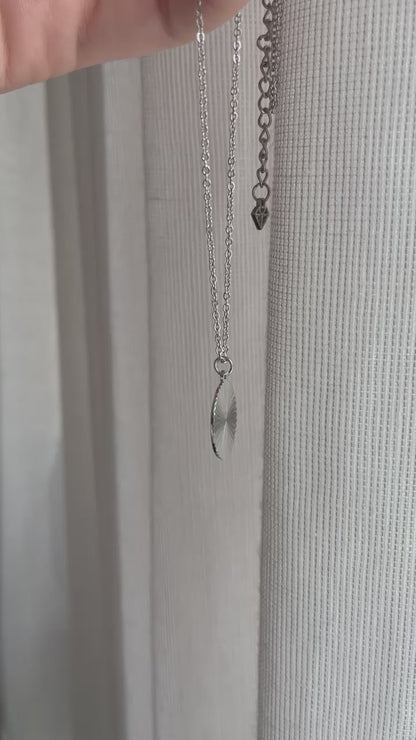 ANNEBRAUNER Sun Texture Round Necklace