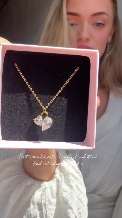 ANNEBRAUNER Fødselsdagshalskæde 18K Guldbelagt Limited Edition