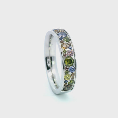ANNEBRAUNER Multicolor Sparkling Autumn Ring