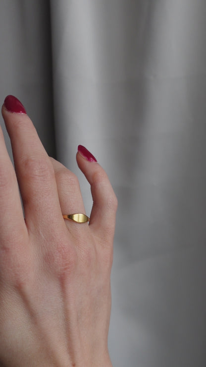 ANNEBRAUNER Classic Ring 18K Guldbelagt
