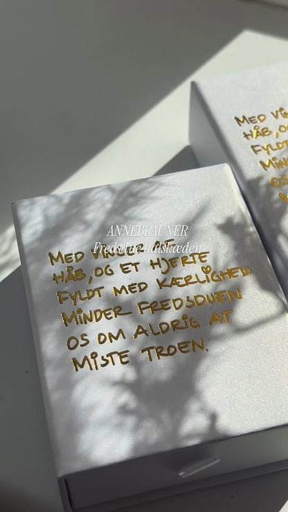 ANNEBRAUNER Fredsdue Halskæde 18K Guldbelagt