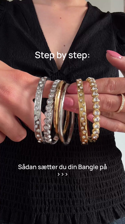 ANNEBRAUNER Princess Bangle 18K Guldbelagt